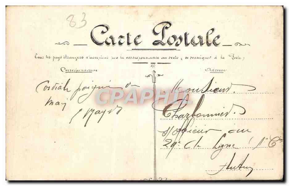 Rade de Toulon — Le Carré du port — Carte postale n°151 — Rückseite