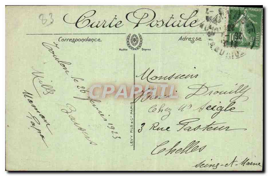 Toulon — Avenue Colberi — LL. — n°79 — Rückseite