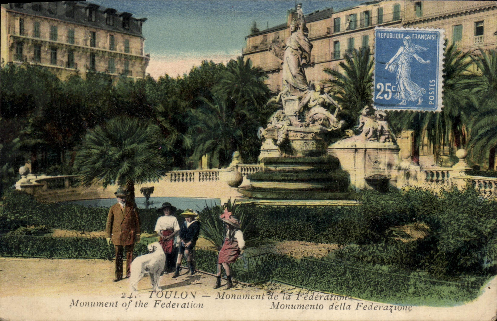 Toulon — Monument de la Fédération — IMP. LE DELET, PARIS
