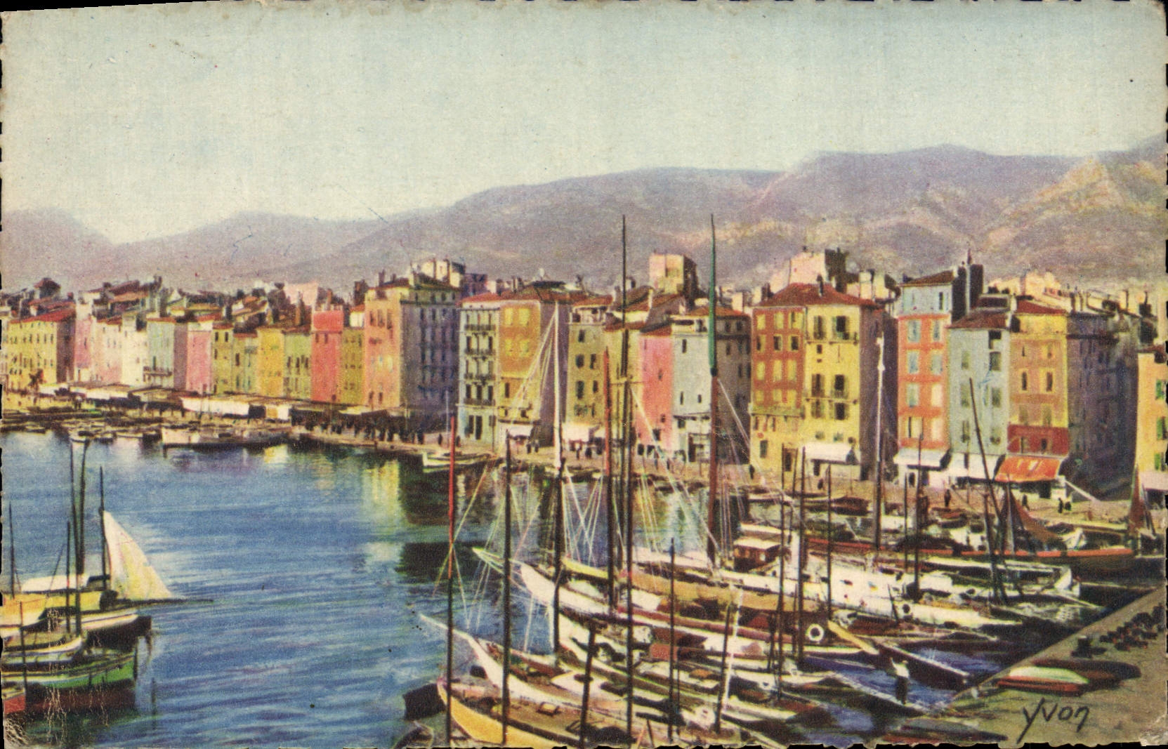 CPA Toulon Les quais Bateaux