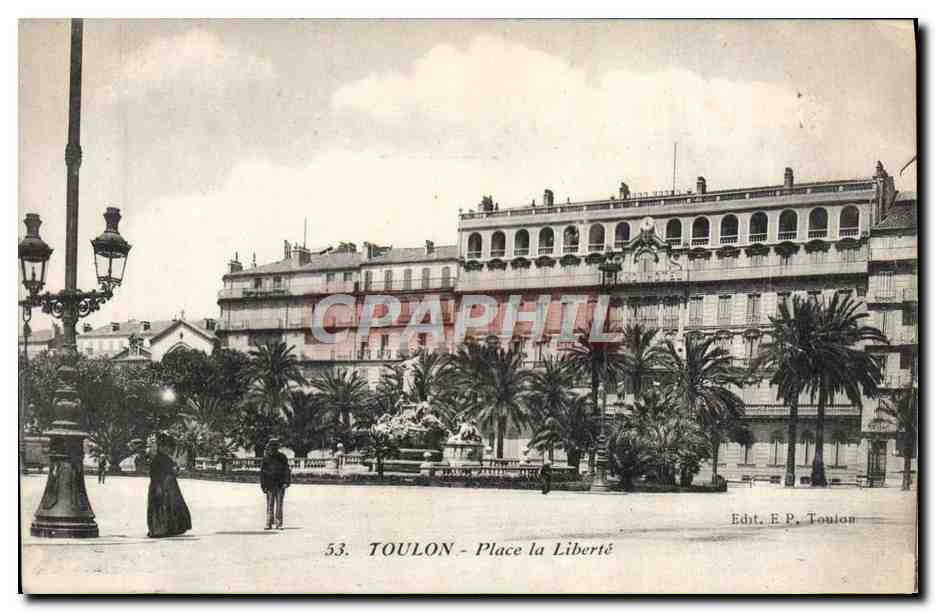 CPA Toulon Place la Liberte