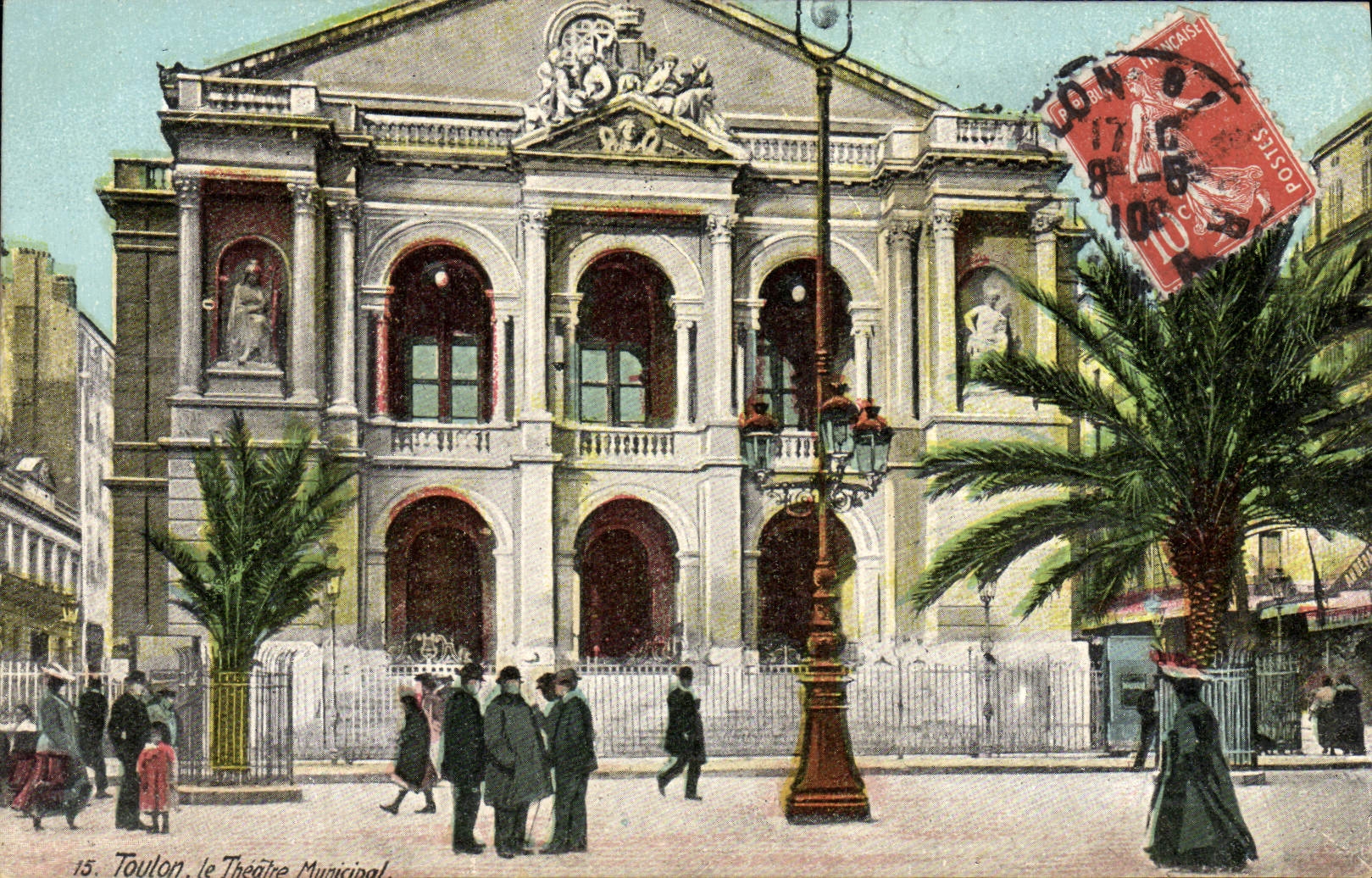 Toulon, das Municipale Theater — unbekannter Verleger, Nr. 15
