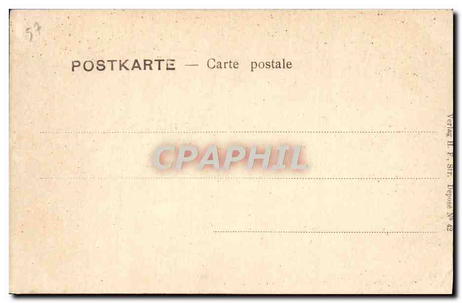 CPA Lothringerin Lorraine Femme Folklore — Verso