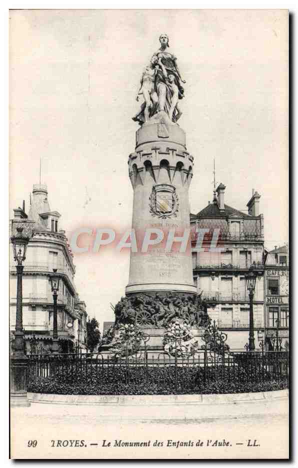 Troyes — Le Monument des Enfants de l'Aube — LL. n°99