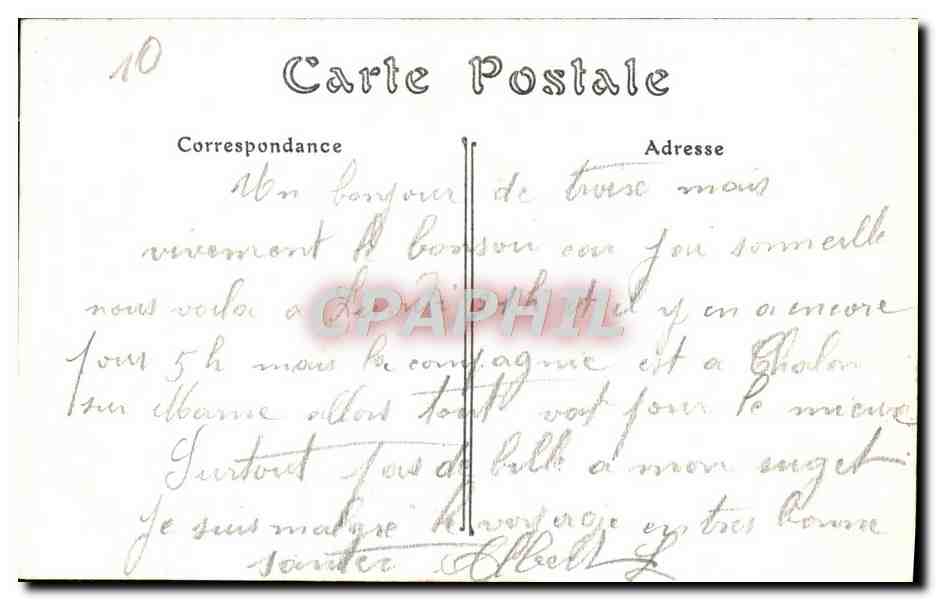 CPA Troyes Le Chevet De La Cathedrale — Rückseite