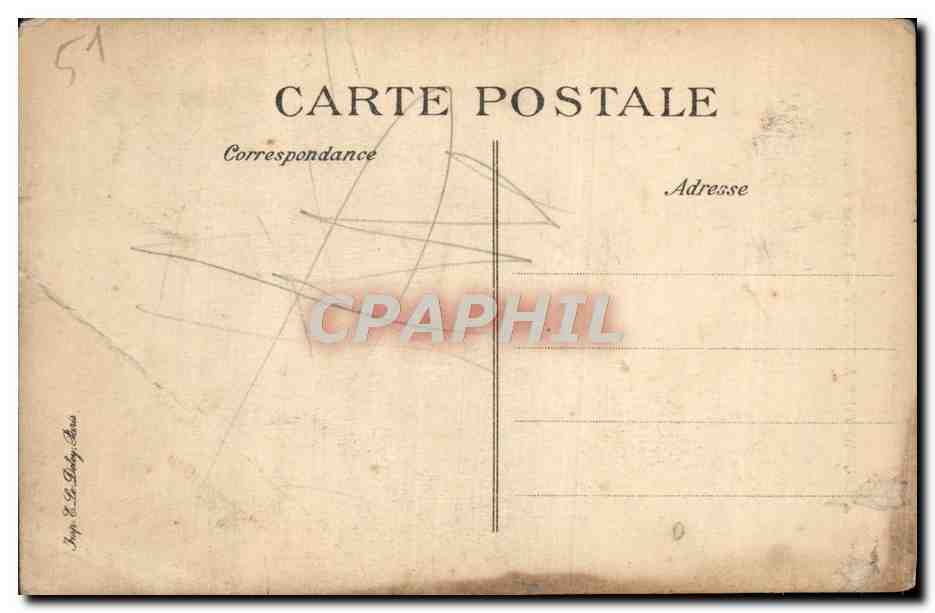 CPA Maurupt Le Montoy Tombes Militaires Militaria — Verso