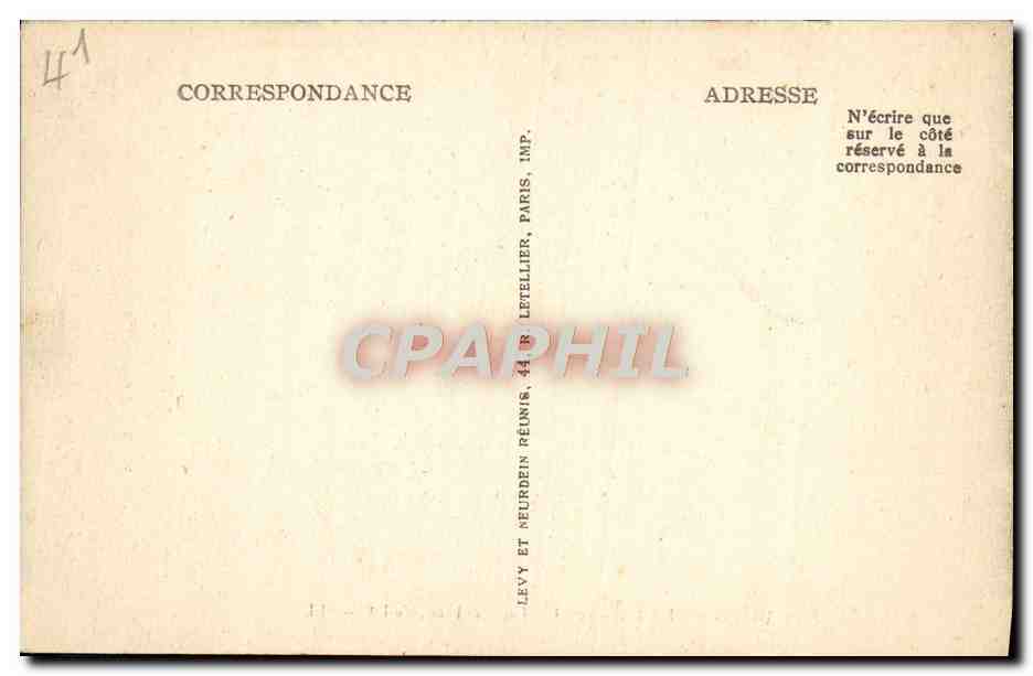 CPA Blois Le Chateau Le Facade Francois 1er — Back