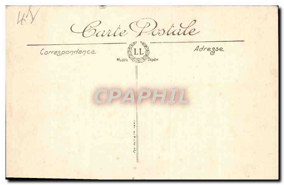 CPA Blois Le Chateau Aile Louis XII — Back