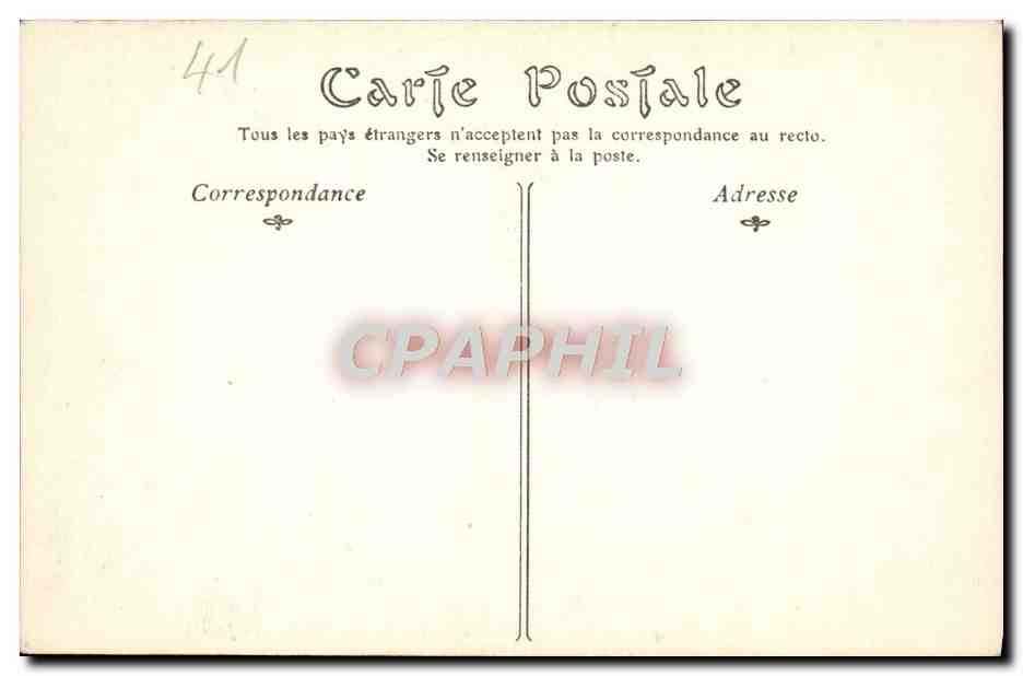 CPA Chateau de Cheverny Salle a Manger Histoire de Dom Quichotte Panneau de Jean Monnier Ane Mule  — Rückseite