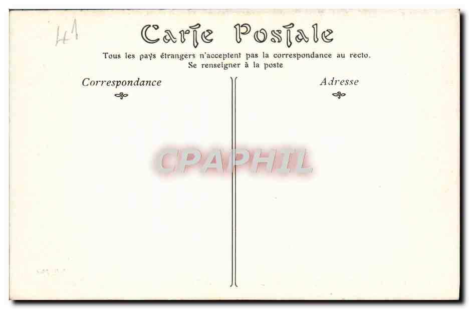 CPA Cheverny Solle A Manger Histoire De Don Quichotte Panneau de Jean Mosnier — Rückseite