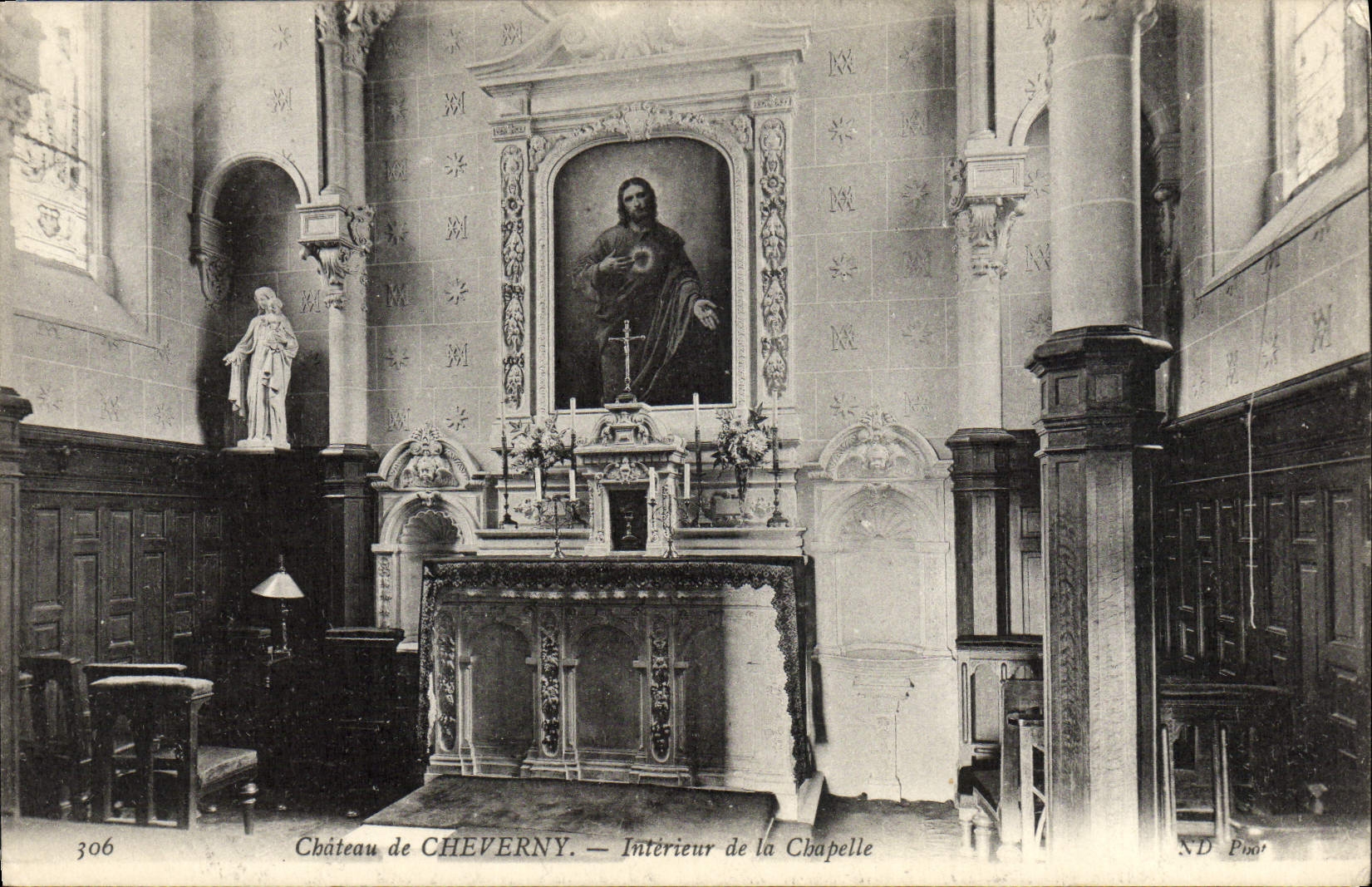 CPA Cheverny Interieur De La Chapelle Chateau