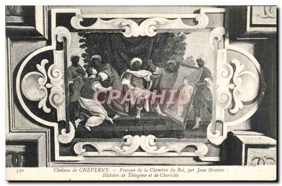 CPA Cheverny Fresque De La Chambre Du Roi Jean Mosnier Histoire de Theagene et de Chariclee