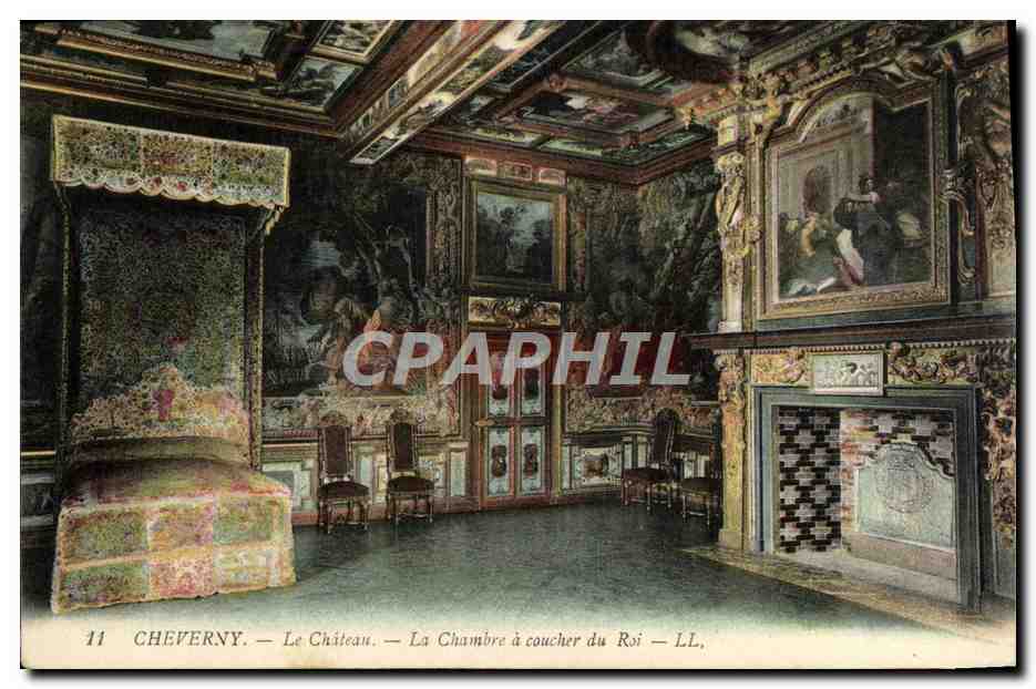 Cheverny — Le Château — La Chambre à coucher du Roi — LL, n°11