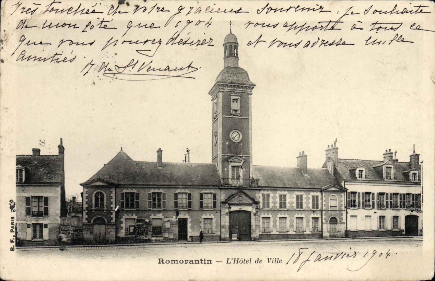 CPA Romorantin L'Hotel De Ville