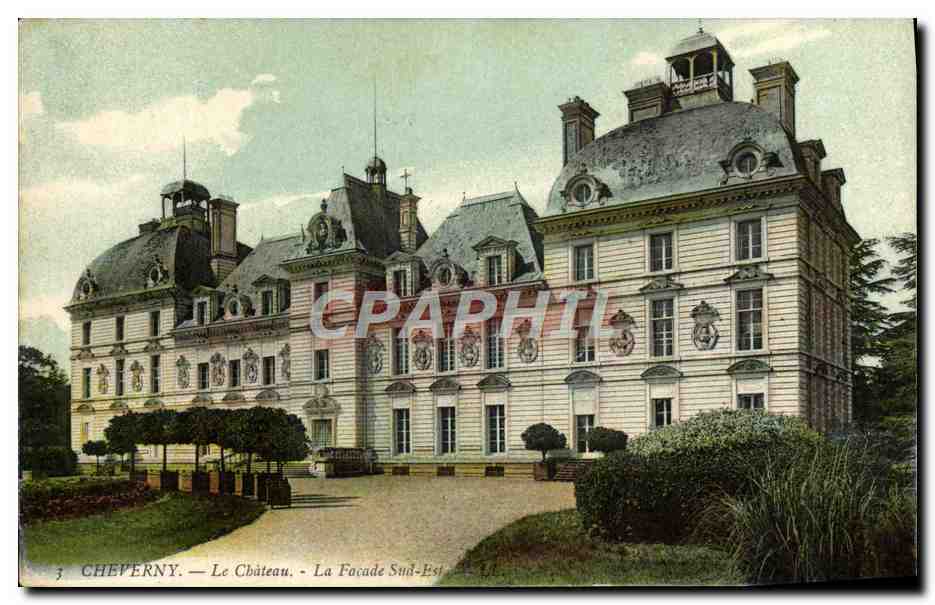 CPA Cheverny Le Chateau La Facade Sud Est