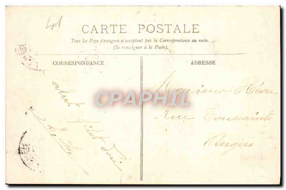 CPA Blois Le Pont Sur La Loire — Verso