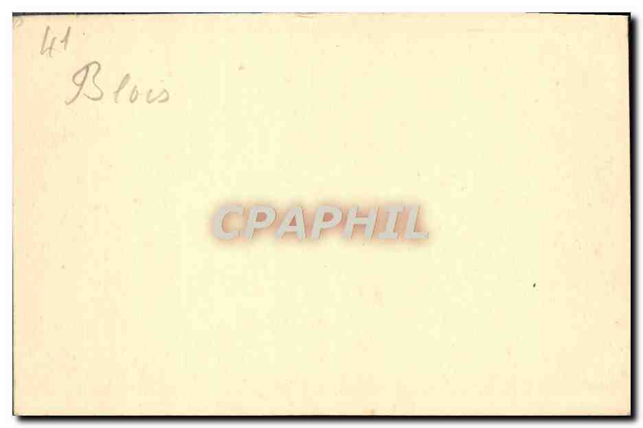 CPA Blois Le Chateau  — Back