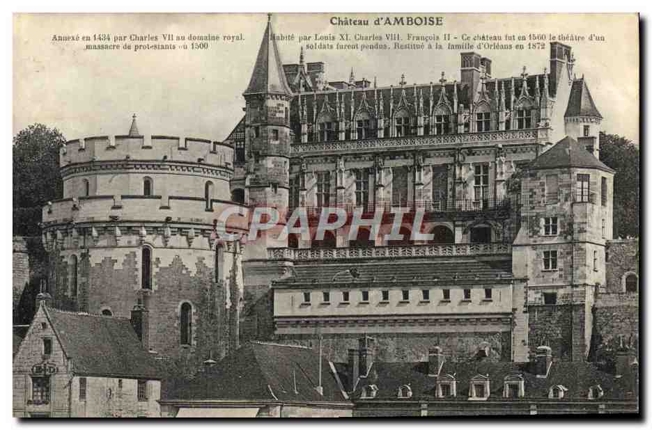 CPA Chateau D'Amboise