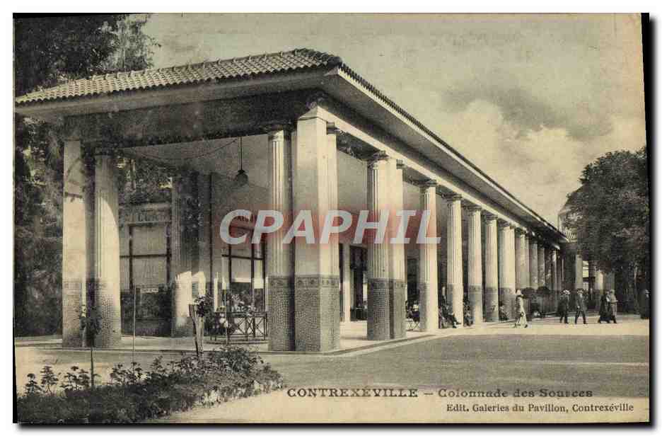 CPA Contrexeville Colonnade Des Sources