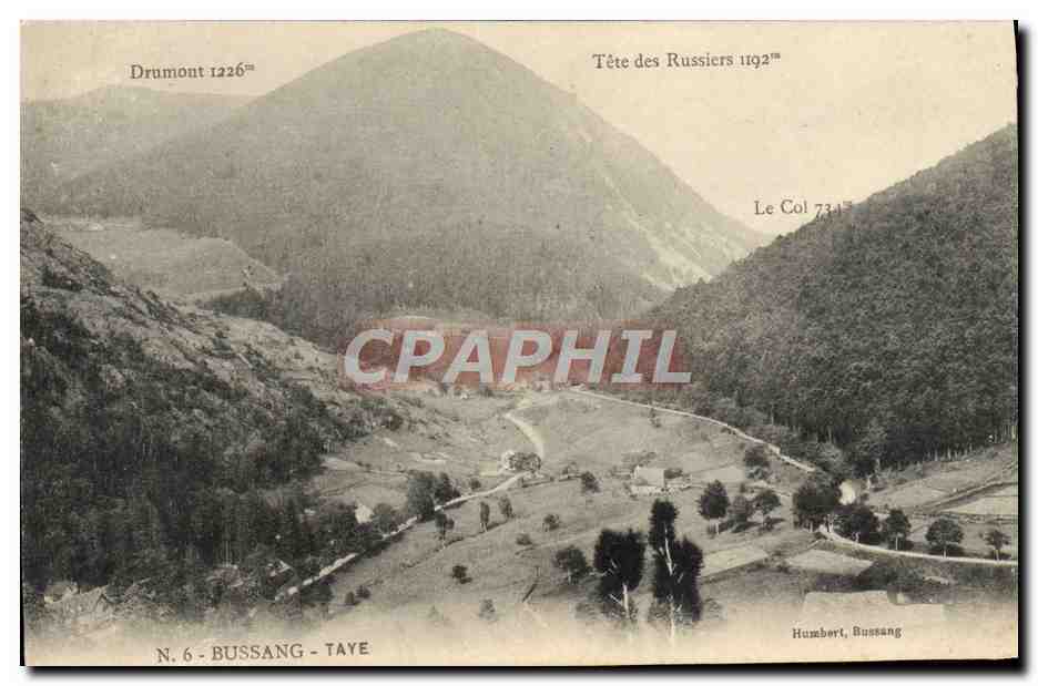 CPA Bussang Taye Tete des Russiers Drumont Le col