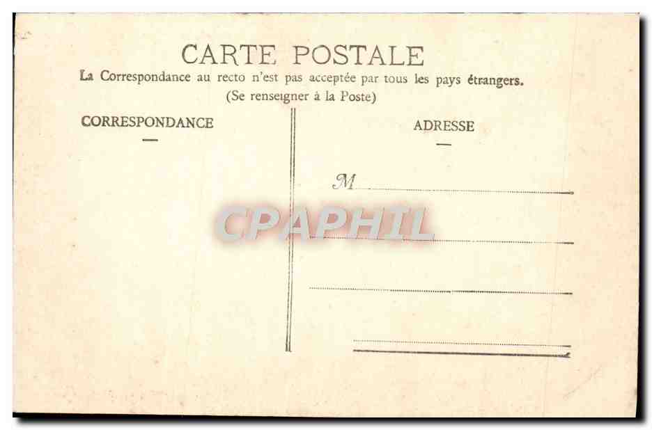 CPA Bussang Taye Tete des Russiers Drumont Le col — Rückseite