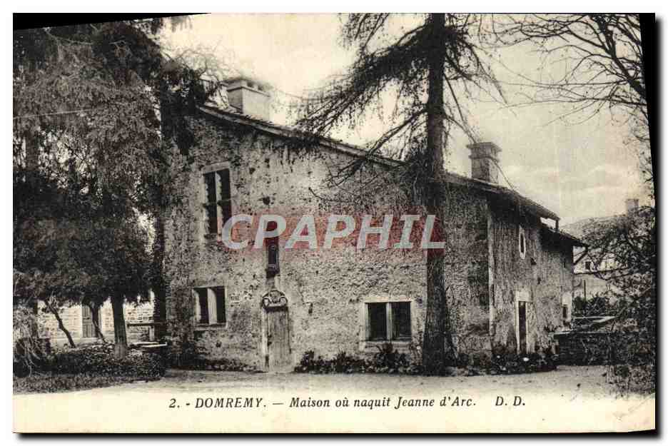 Domremy — Maison où naquit Jeanne d'Arc — Phototype Daniel Delbry-Mirecourt