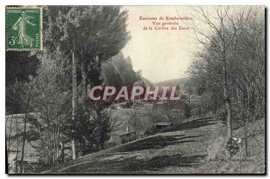 CPA Environs De Rambervillers Vue General De La Colline Des Eaux