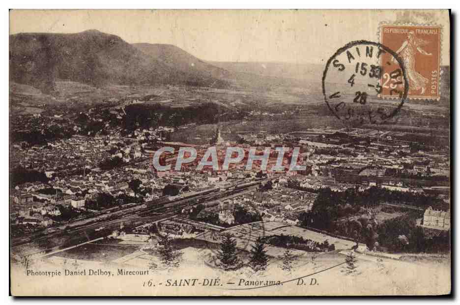 Saint-Dié - Panorama — Phototypie Daniel Delboy, Mirecourt, n°16
