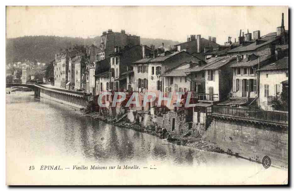 CPA Epinal Vieilles Maisons Sur La Moselle