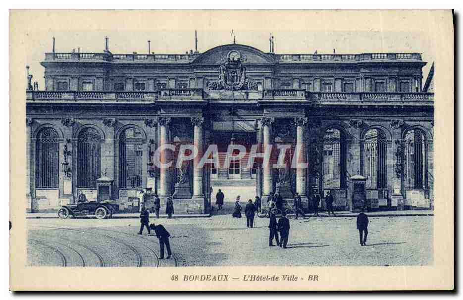 CPA Bordeaux L'Hotel De Ville