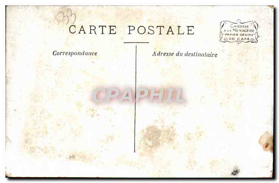 CPA Bordeaux Mairie Cote jardins — Verso