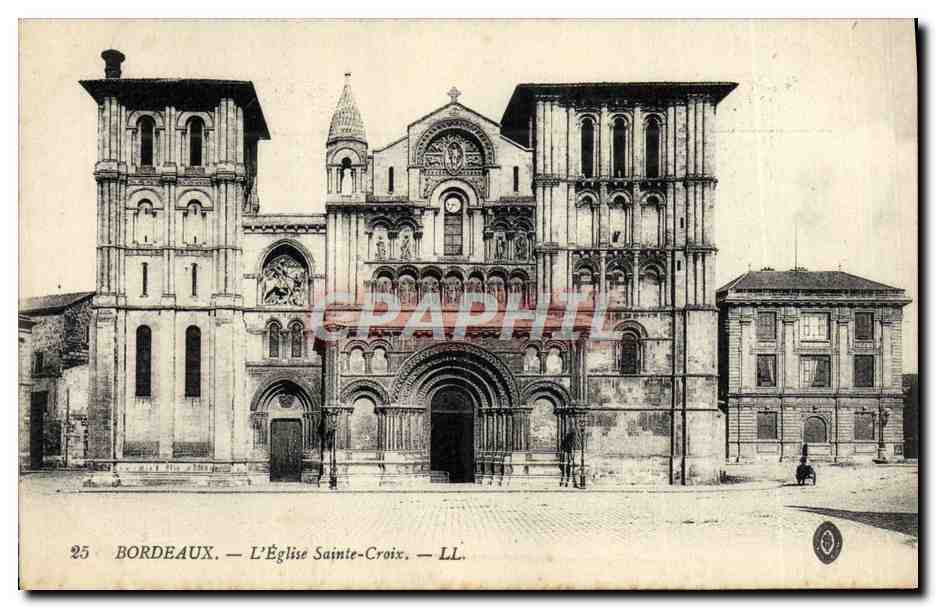 CPA Bordeaux L'Eglise Sainte Croix