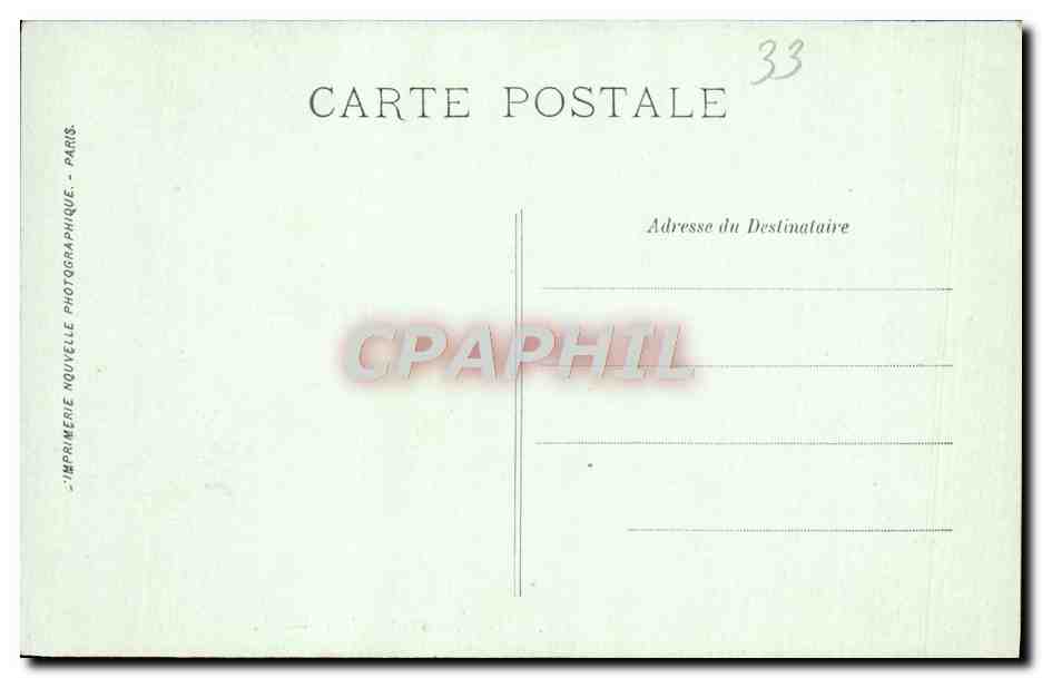 CPA Bordeaux La Porte Des Salinieres — Verso
