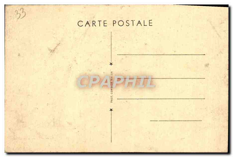 CPA Bordeaux Porte Des Salinieres Tramway — Verso