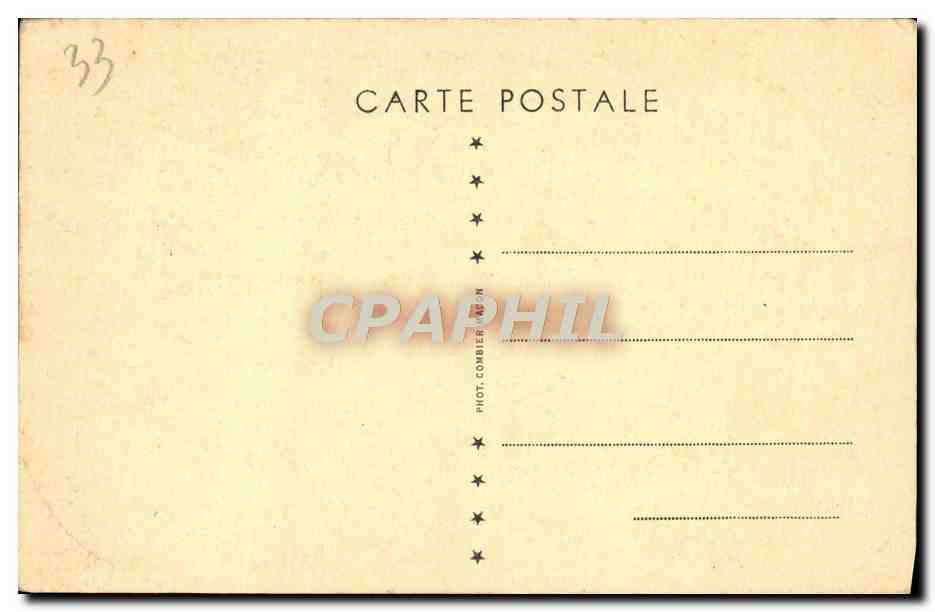 CPA Bordeaux Porte Cailleau — Rückseite