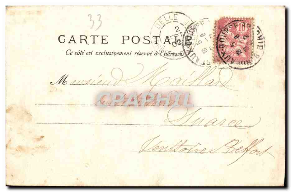 Bordeaux. La Rade — Hirondelles — V.P. No. 478 — Reverso