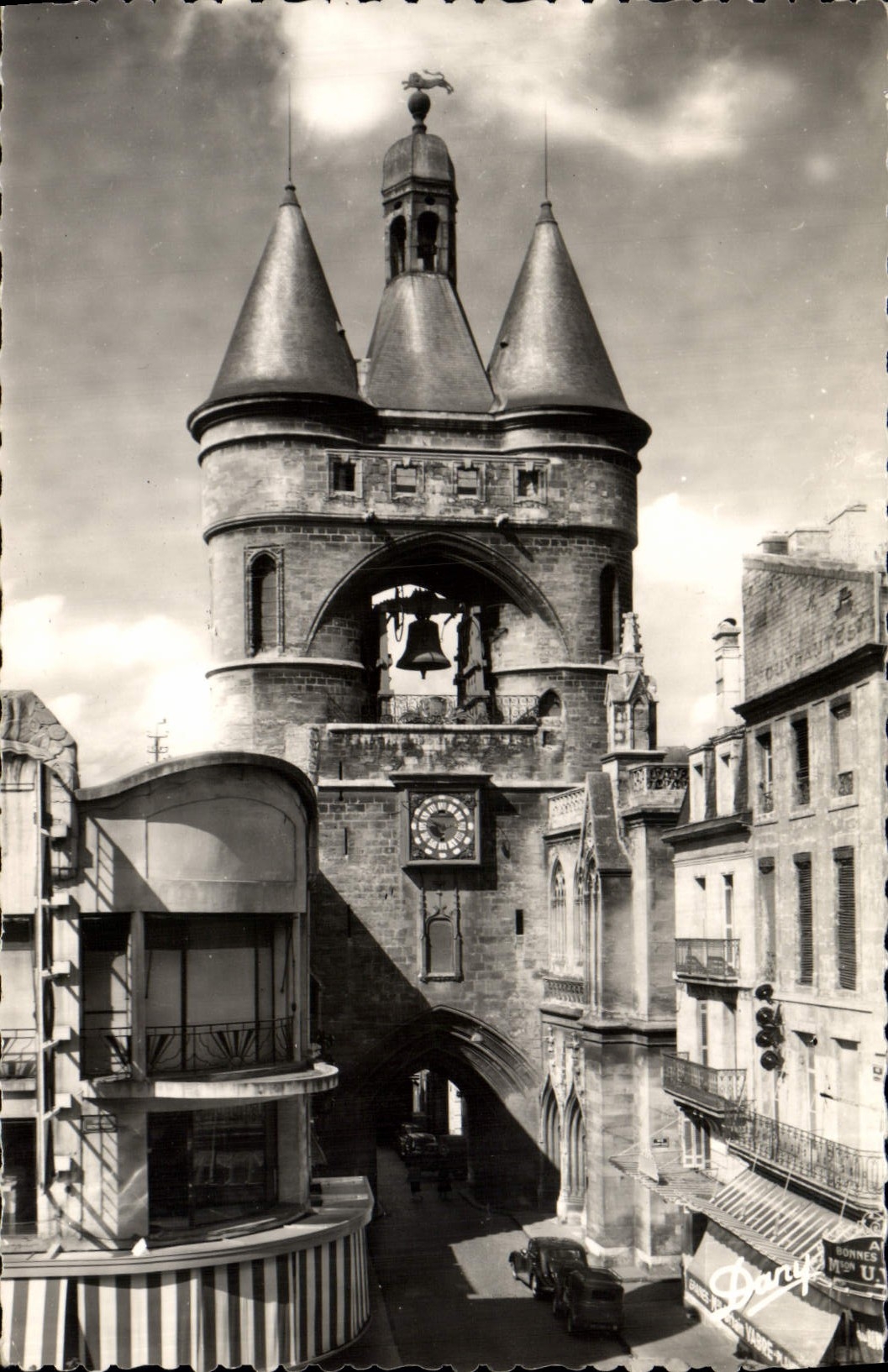 CPM Bordeaux La Grosse Cloche Et I'Eglise Saint Eloi