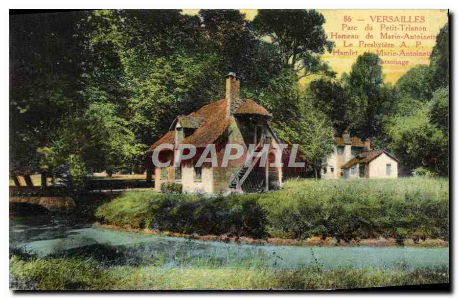 Versailles — Parc du Petit-Trianon, Hameau de Marie-Antoinette, Le Presbytère — éditeur A. Papegnin, n°86