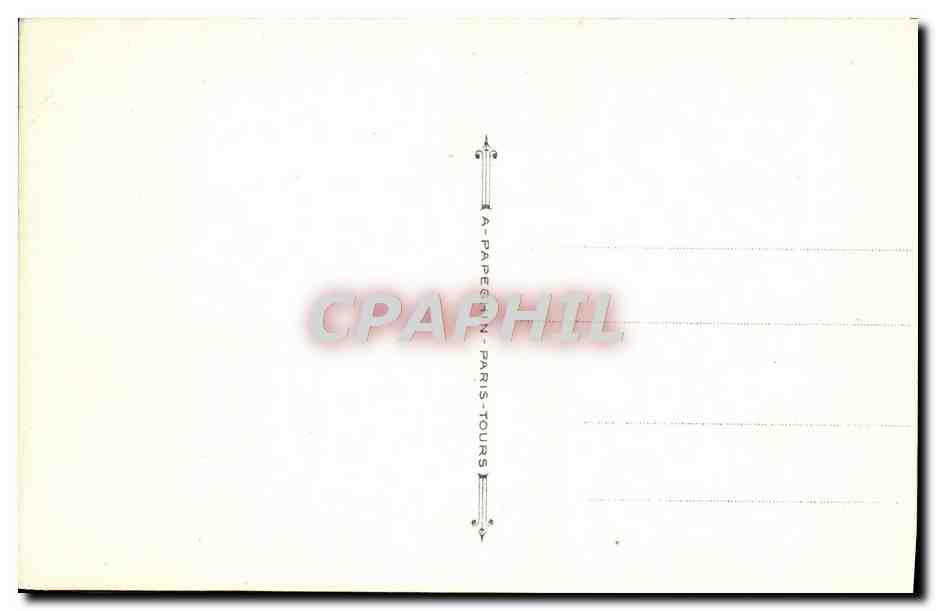 Versailles — Parc du Petit-Trianon, Hameau de Marie-Antoinette, Le Presbytère — éditeur A. Papegnin, n°86 — Verso