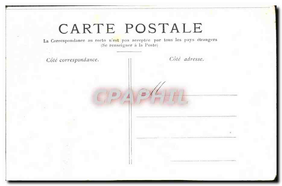 CPA Versailles Les Grandes Eaux — Verso