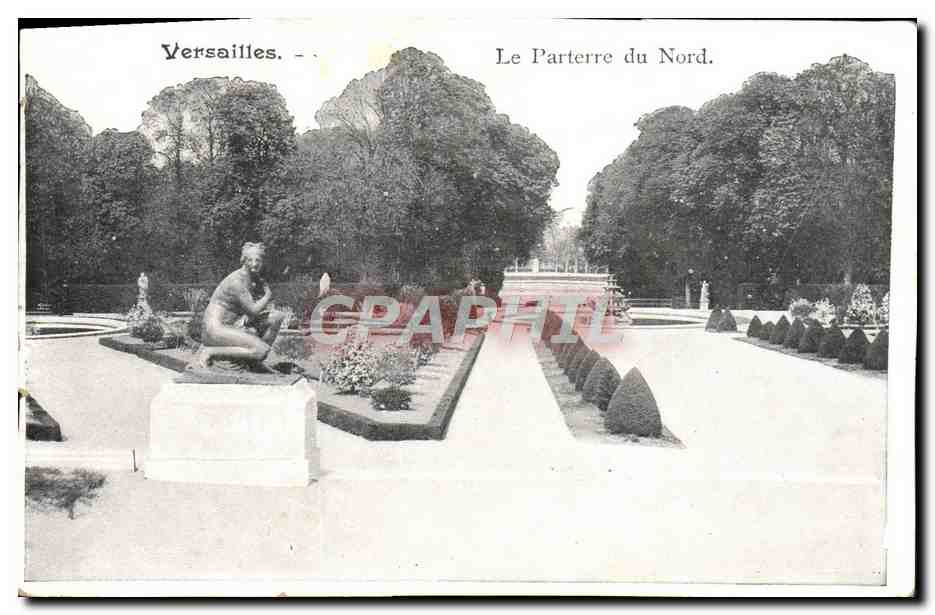CPA Versailles Le Parterre Du Nord