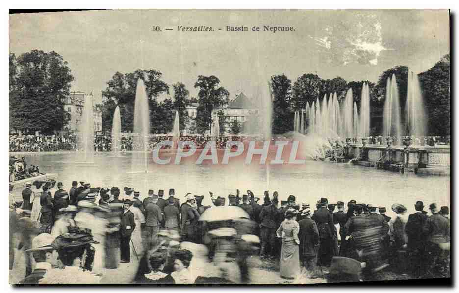 CPA Versailles Bassin De Neptune