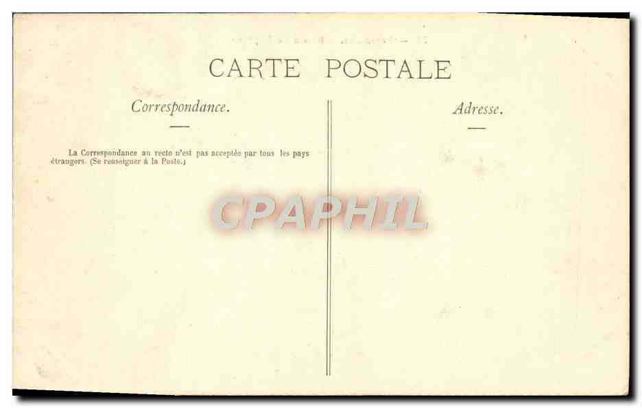 CPA Versailles Bassin De Neptune — Rückseite