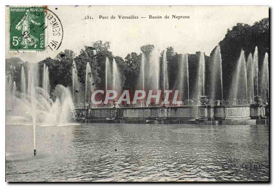 Parc de Versailles — Bassin de Neptune — Éditeur non identifié, n° 231