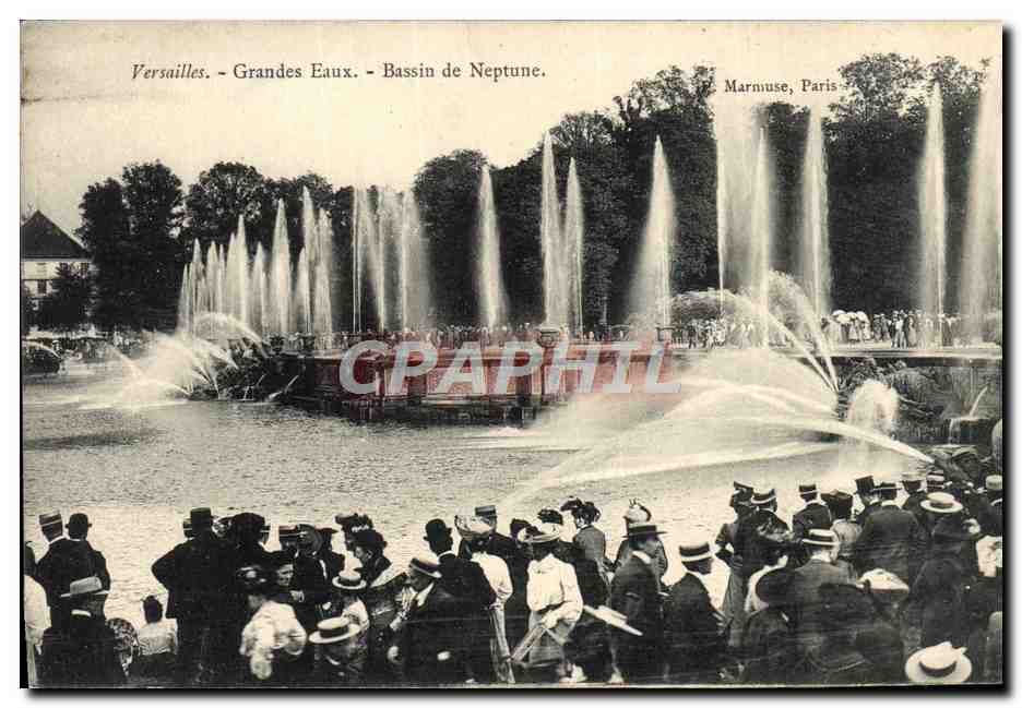 CPA Versailles Grandes Eaux Bassin De Neptune