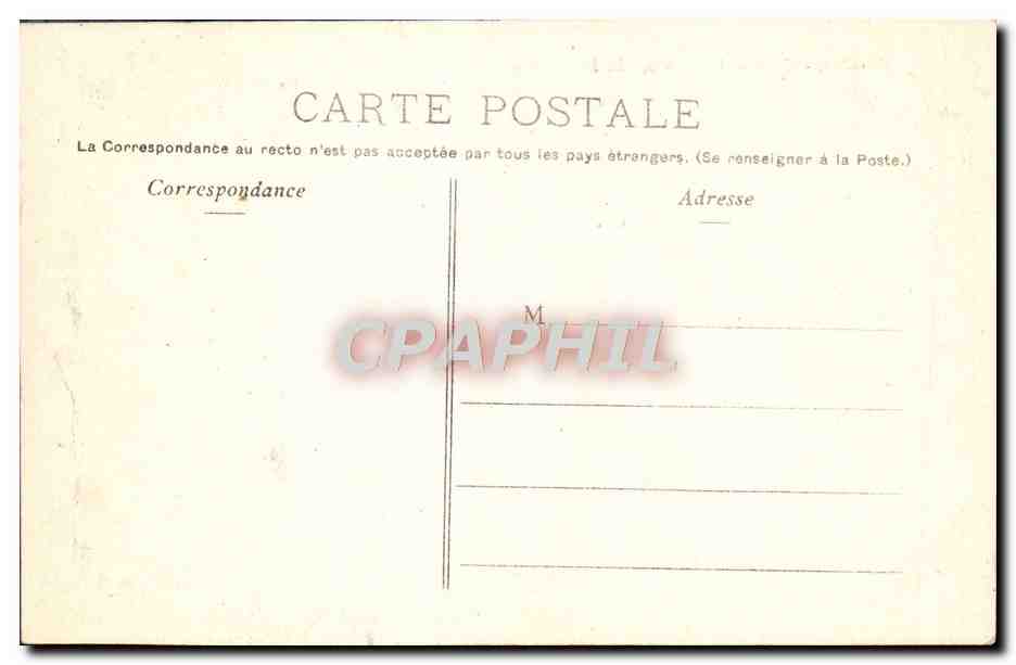 CPA Versailles Grandes Eaux Bassin De Neptune — Verso