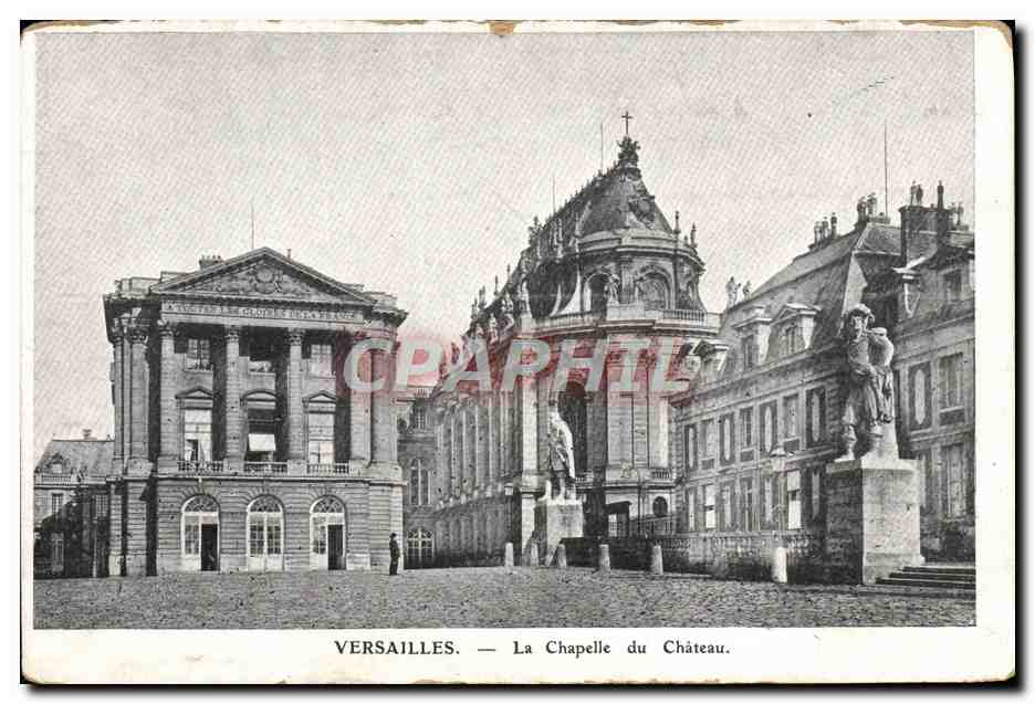CPA Versailles La Chapelle Du Chateau