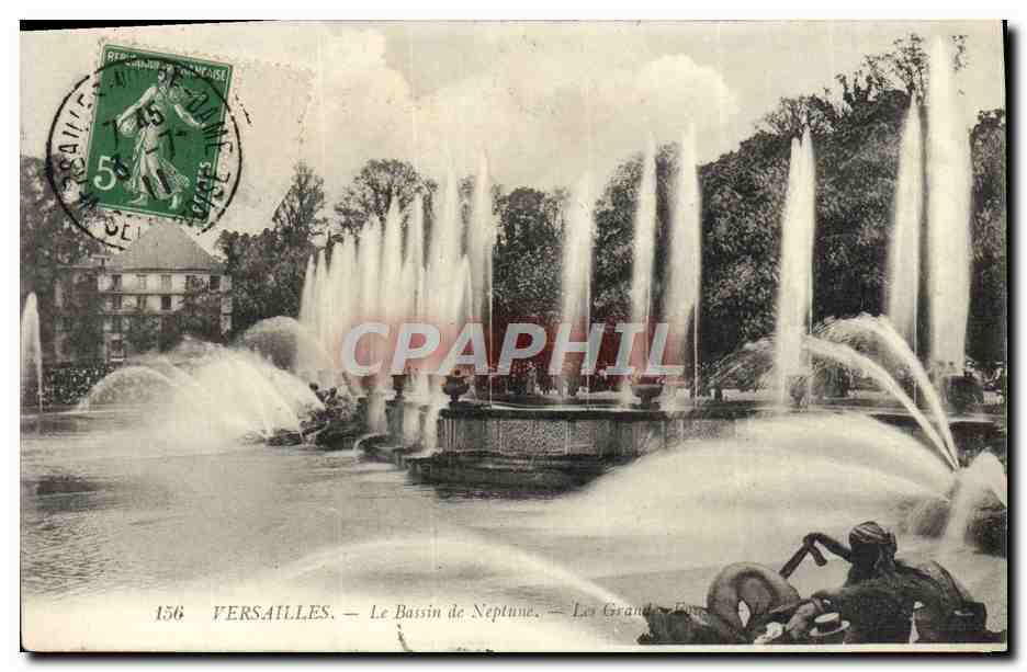 CPA Versailles Le Bassin De Neptune