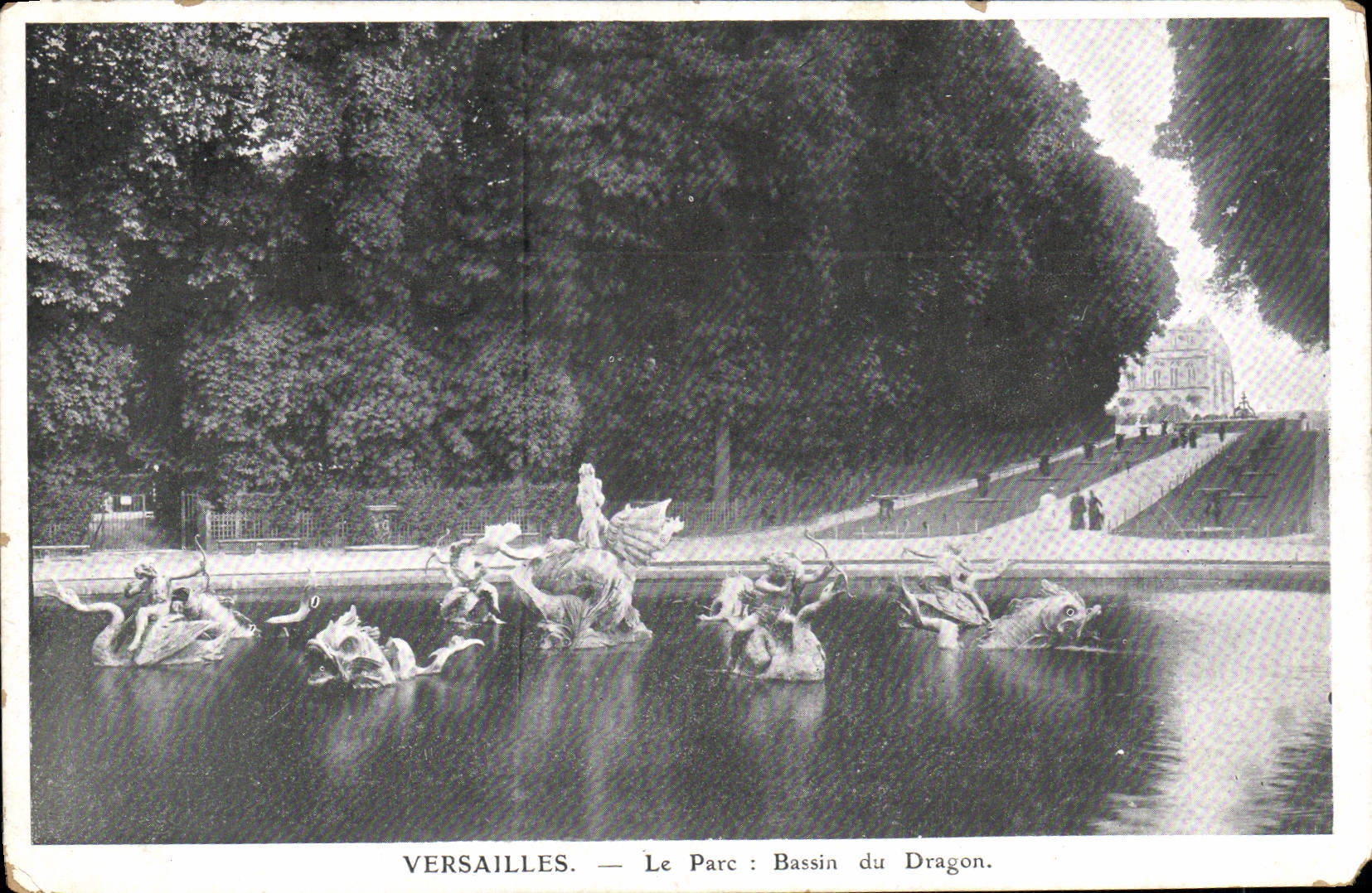 CPA Versailles Le Parc Bassin Du Dragon