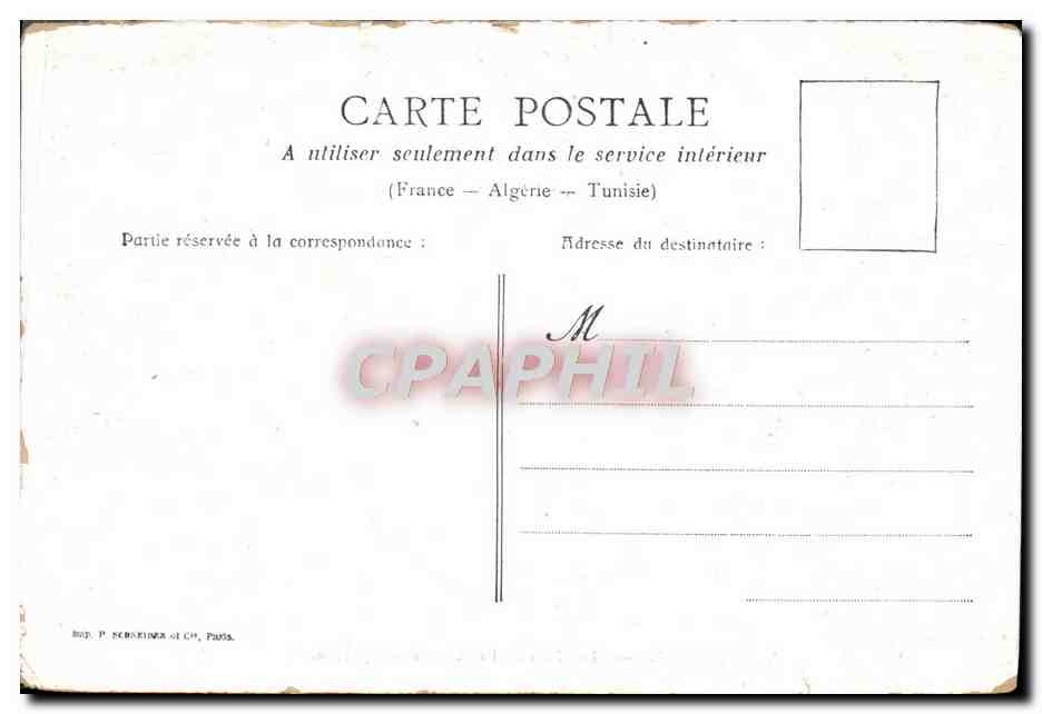 CPA Versailles Le Parc La Grotte d'Apollon — Verso